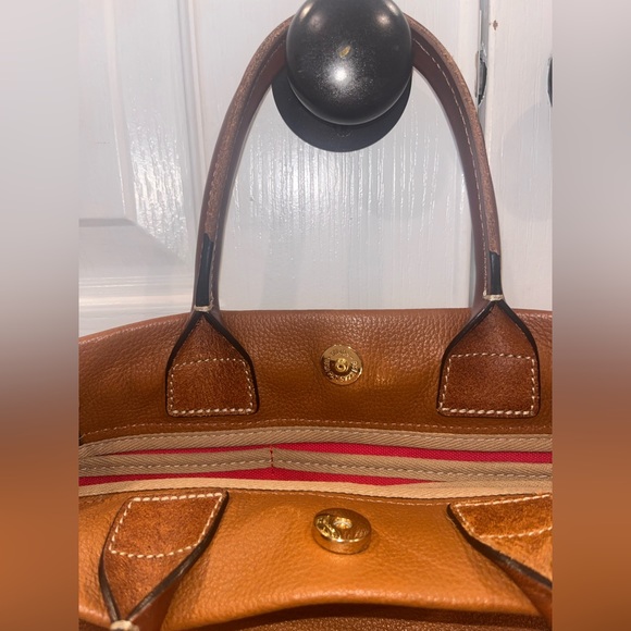 Dooney & Bourke Brown Leather Handbag - Picture 9 of 12